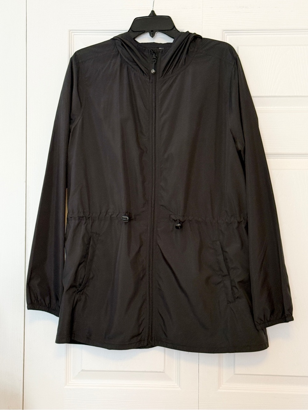 GAIAM Black Hooded Light Jacket